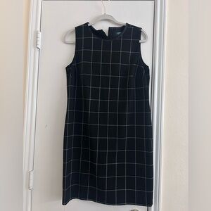Lauren Ralph Lauren Black Checkered Midi Dress